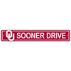 Oklahoma Sooners Sign 4x24 Plastic Street Style CO - Fremont Die