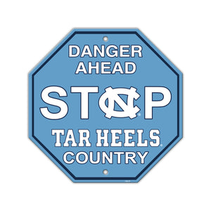 North Carolina Tar Heels Sign 12x12 Plastic Stop Style CO - Fremont Die