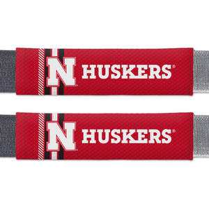 Nebraska Cornhuskers Seat Belt Pads Rally Design CO - Fremont Die