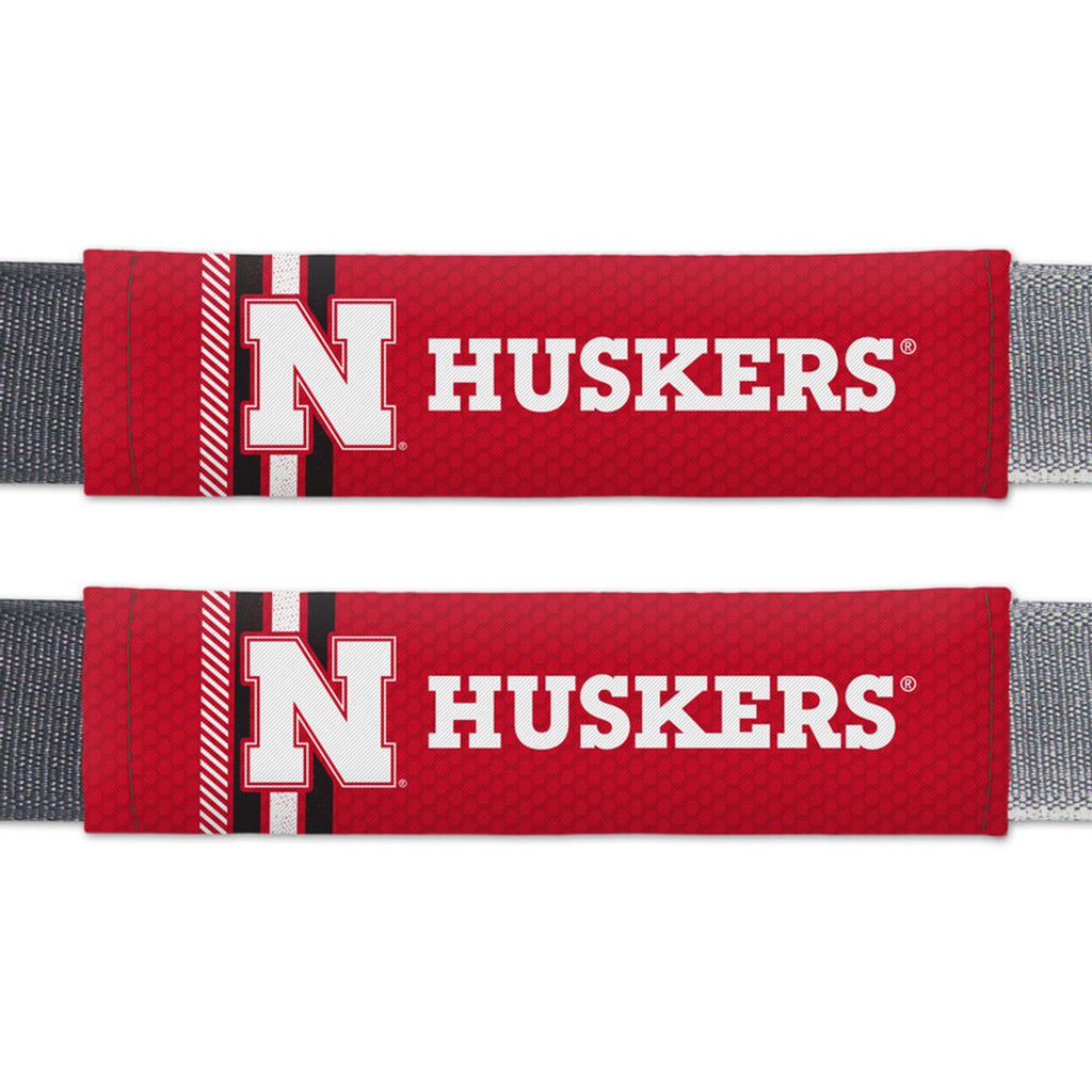 Nebraska Cornhuskers Seat Belt Pads Rally Design CO - Fremont Die