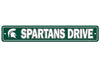 Michigan State Spartans Sign 4x24 Plastic Street Style CO - Fremont Die
