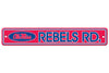 Mississippi Rebels Sign 4x24 Plastic Street Style - Special Order - Fremont Die