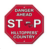 Western Kentucky Hilltoppers Sign 12x12 Plastic Stop Style CO - Fremont Die