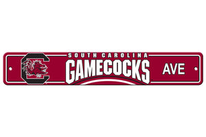 South Carolina Gamecocks Sign 4x24 Plastic Street Style CO - Fremont Die