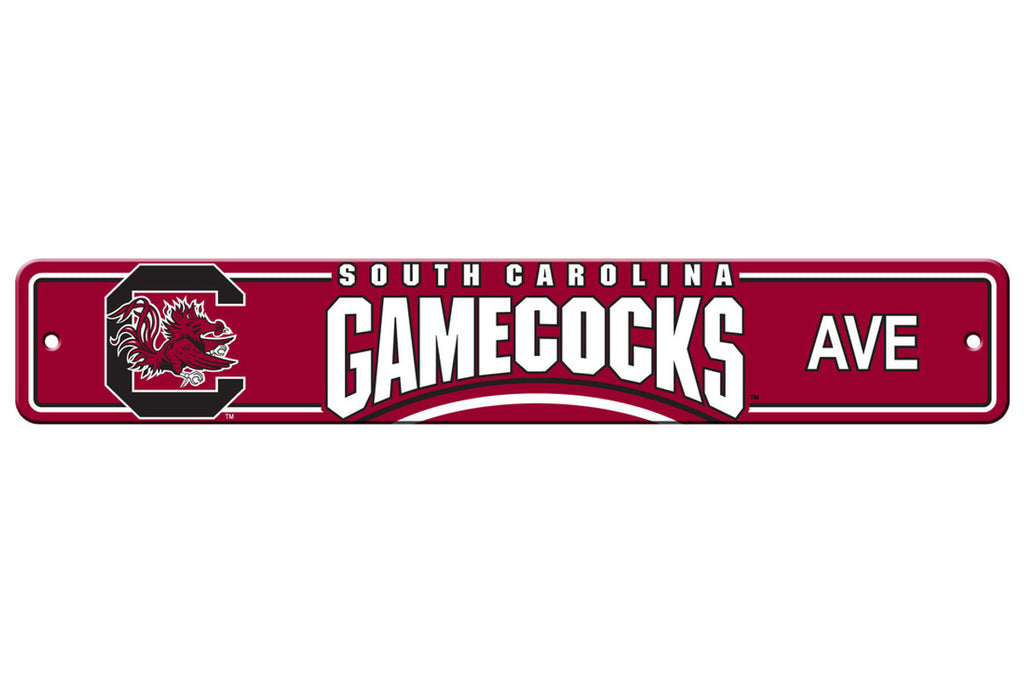 South Carolina Gamecocks Sign 4x24 Plastic Street Style CO - Fremont Die