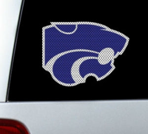Kansas State Wildcats Window Film 12 Inch Die Cut CO - Fremont Die