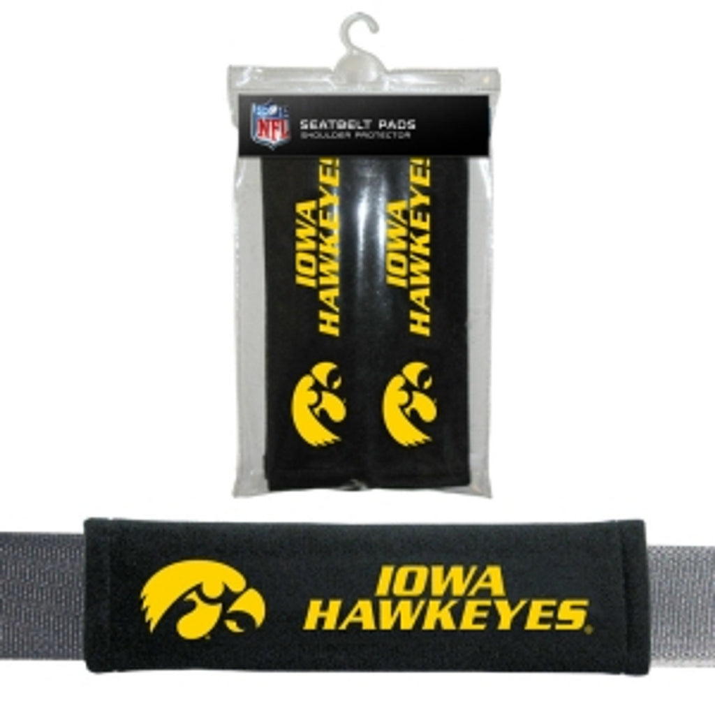 Iowa Hawkeyes Seat Belt Pads CO - Fremont Die