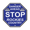 Colorado Rockies Sign 12x12 Plastic Stop Style CO - Fremont Die