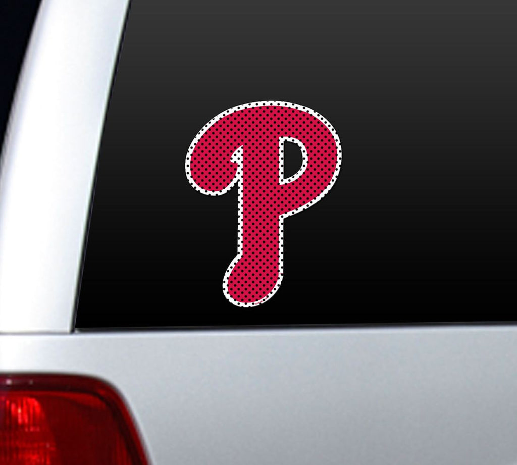 Philadelphia Phillies Window Film 12 Inch Die Cut CO - Fremont Die