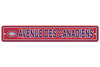 Montreal Canadiens Sign 4x24 Plastic Street Style CO - Fremont Die