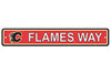 Calgary Flames Sign 4x24 Plastic Street Style CO - Fremont Die