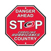 Carolina Hurricanes Sign 12x12 Plastic Stop Style CO - Fremont Die