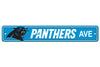 Carolina Panthers Sign 4x24 Plastic Street Style - Special Order - Fremont Die