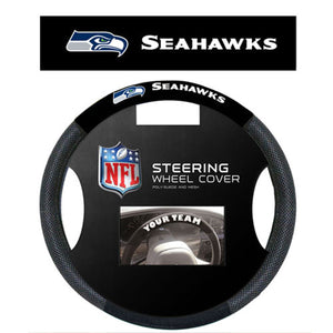 Seattle Seahawks Steering Wheel Cover Mesh Style CO - Fremont Die