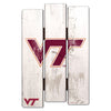 Virginia Tech Hokies Sign 11x17 Wood Fence Style White - WinCraft