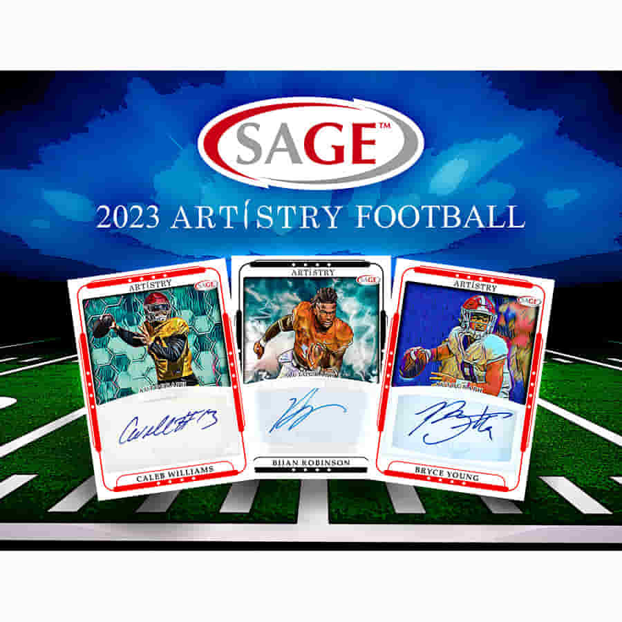 Sage Collectibles -  Artistry - 2023 Sage Artistry Football Box Blaster