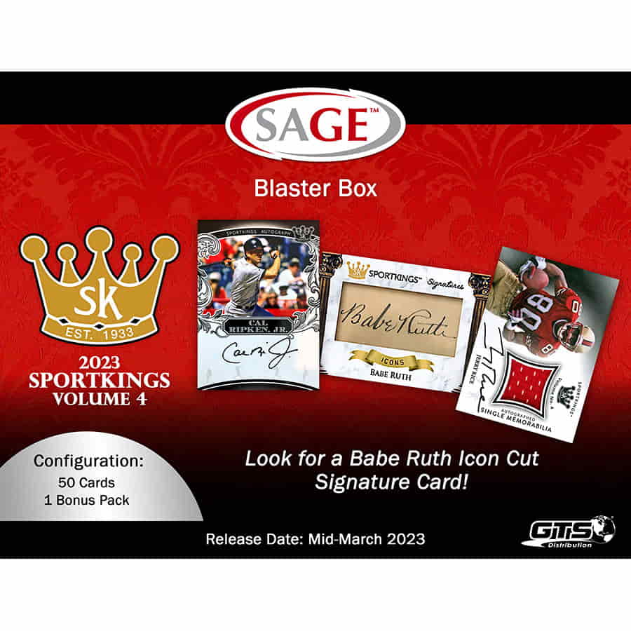 Sage Collectibles -  Sportkings - 2023 Sage Sportkings Volume 4 Box Blaster