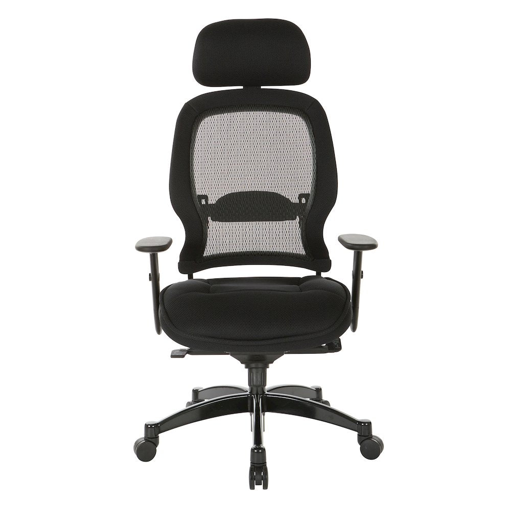 Professional Deluxe Black Breathable Mesh Back Chair - Office Star Products