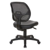Mesh Screen Back Task Chair with Vinyl Seat - Office Star Products