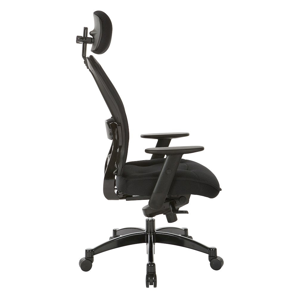 Professional Deluxe Black Breathable Mesh Back Chair - Office Star Products