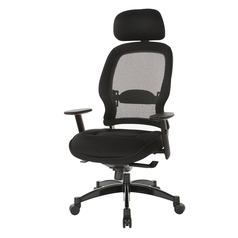 Professional Deluxe Black Breathable Mesh Back Chair - Office Star Products