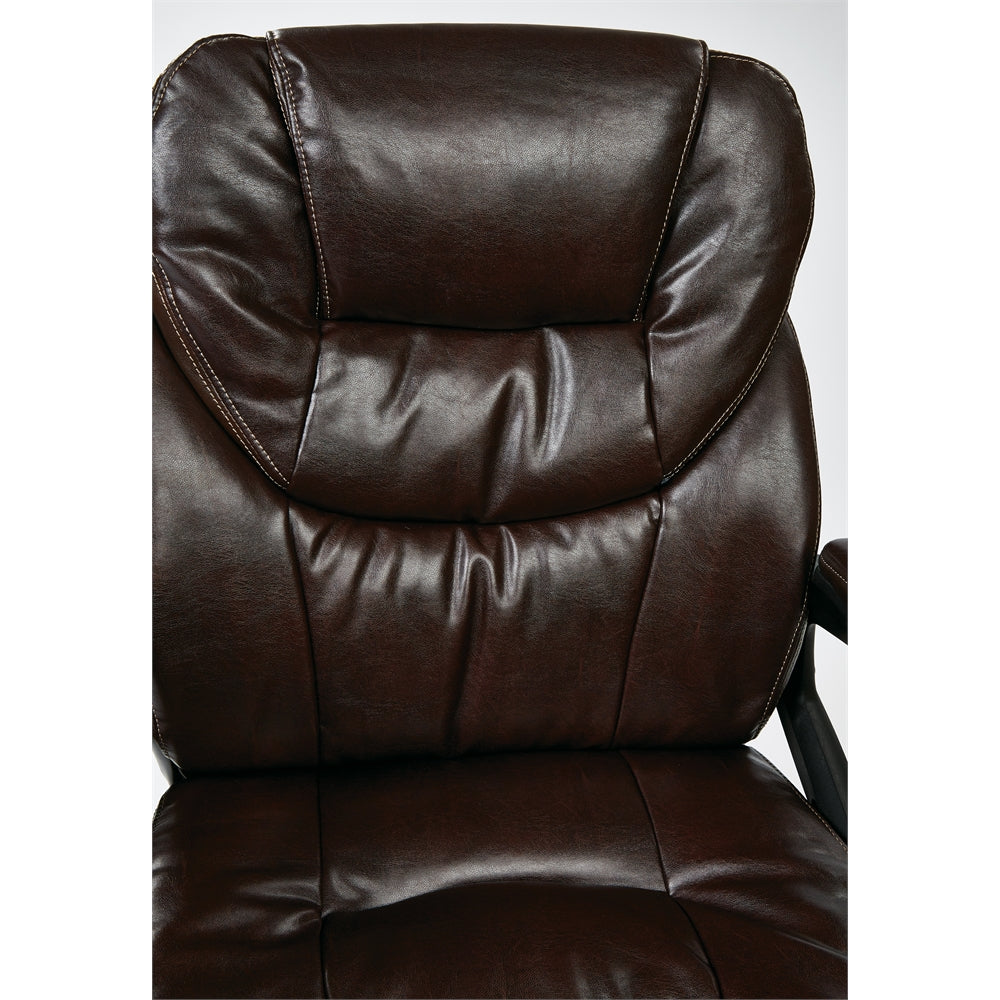 Faux Leather Managers Chair - Office Star Products