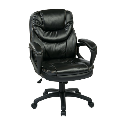 Faux Leather Managers Chair - Office Star Products