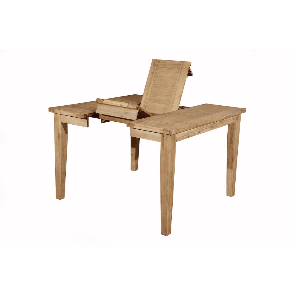 Aspen Extension Pub Table w/Butterfly Leaf, Antique Natural - Alpine Furniture