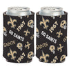 New Orleans Saints Can Cooler Scatterprint Design - WinCraft