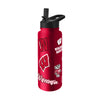 Wisconsin Badgers Quencher Bottle 34oz Stainless Steel Dreamweave - Logo Brands