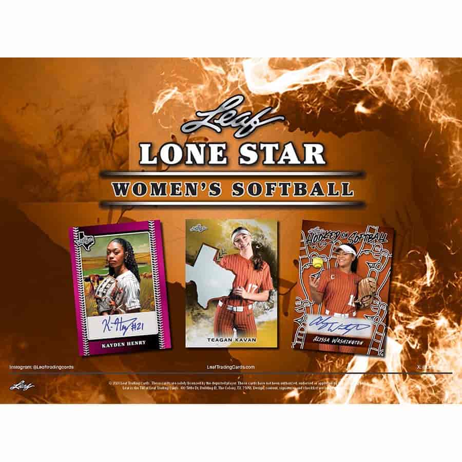 Leaf Trading Cards -  Lone Star - 2024 Leaf Lone Star Women's Softball Hobby