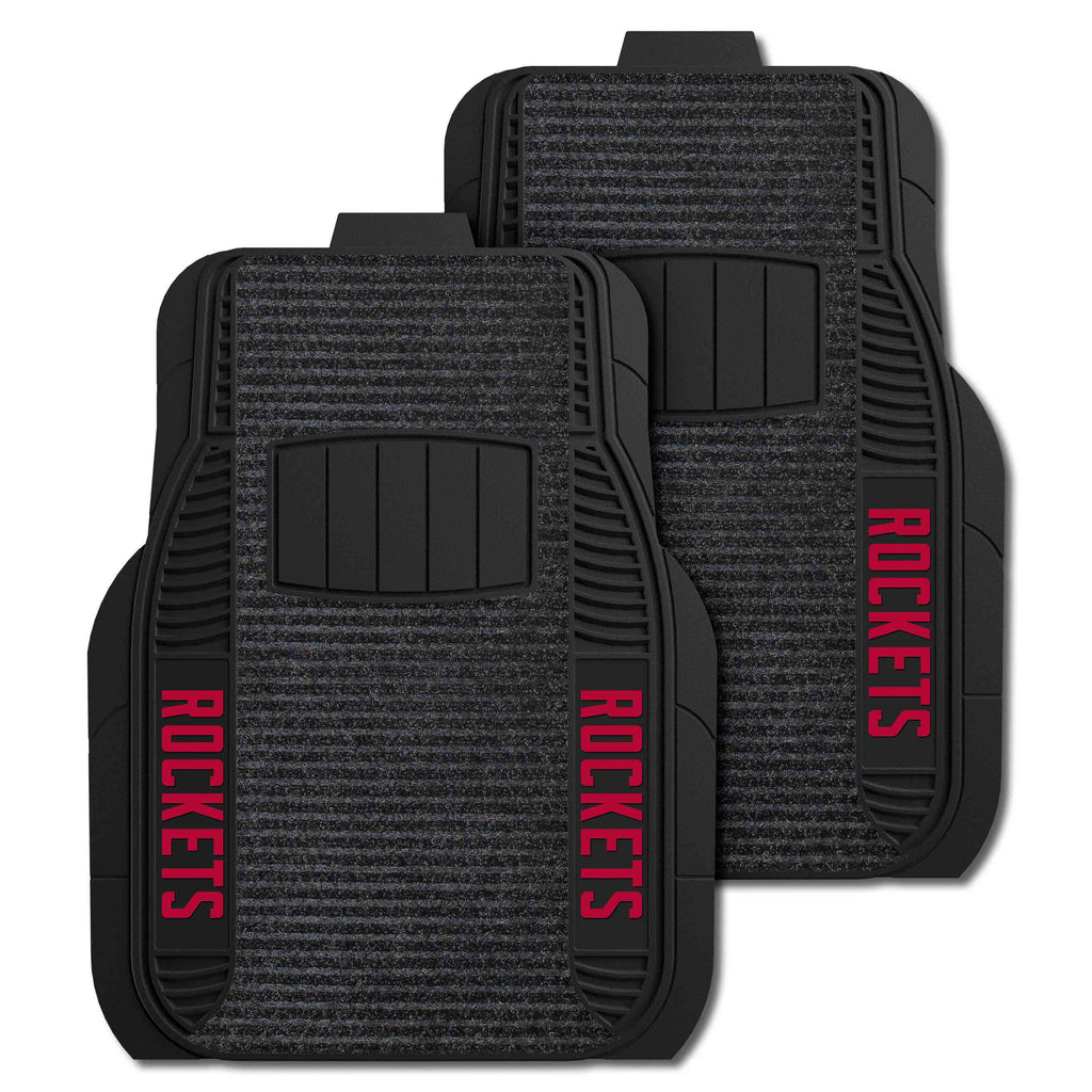 Fanmats - NBA - Houston Rockets 2-pc Deluxe Car Mat Set 21''x27''
