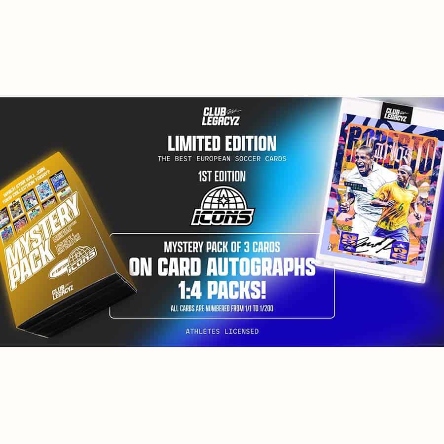 Club Legacyz -  Icons - 2025 Club Legacyz Icons Football (Soccer) First Edition Hobby