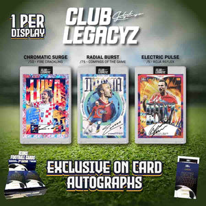 Club Legacyz -  Icons - 2025 Club Legacyz Icons Football (Soccer) 2Nd Edition Hobby