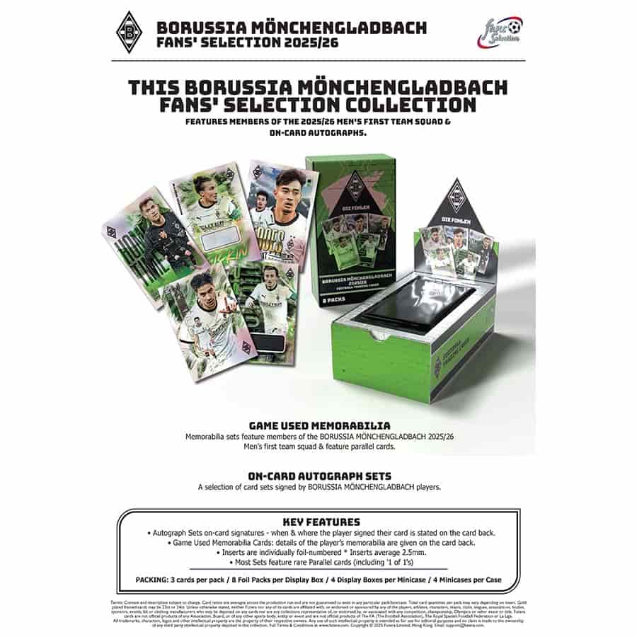 Futera Limited -  Fans' Selection - 25-26 Futera Fan's Selection Borussia MöNchengladbach Football