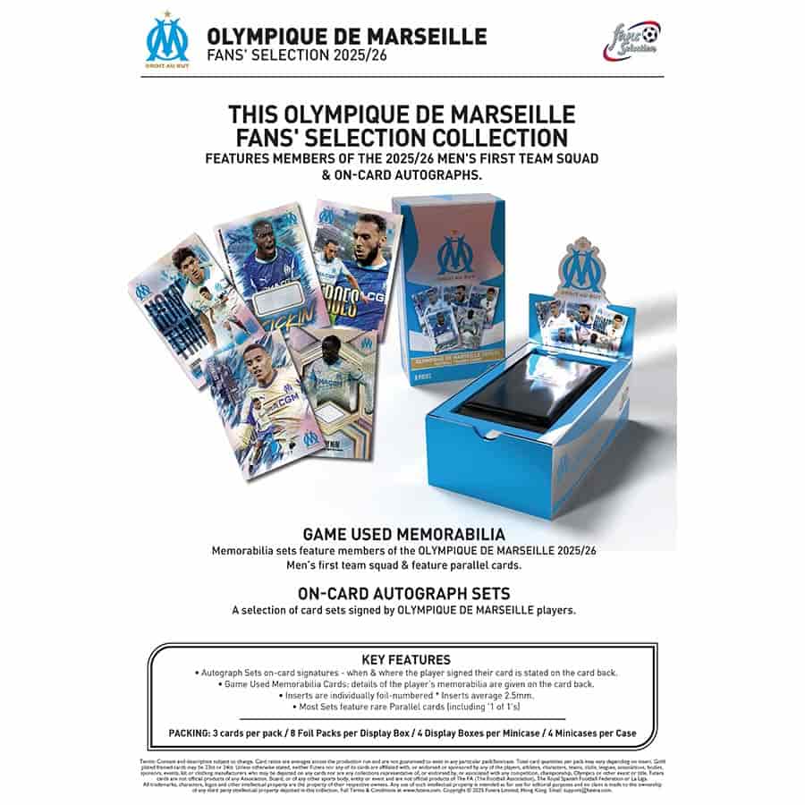 Futera Limited -  Fans' Selection - 25-26 Futera Fan's Selection Olympique De Marseille Football