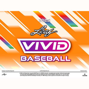 Leaf Trading Cards -  Vivid - 2025 Leaf Vivid Baseball Hobby