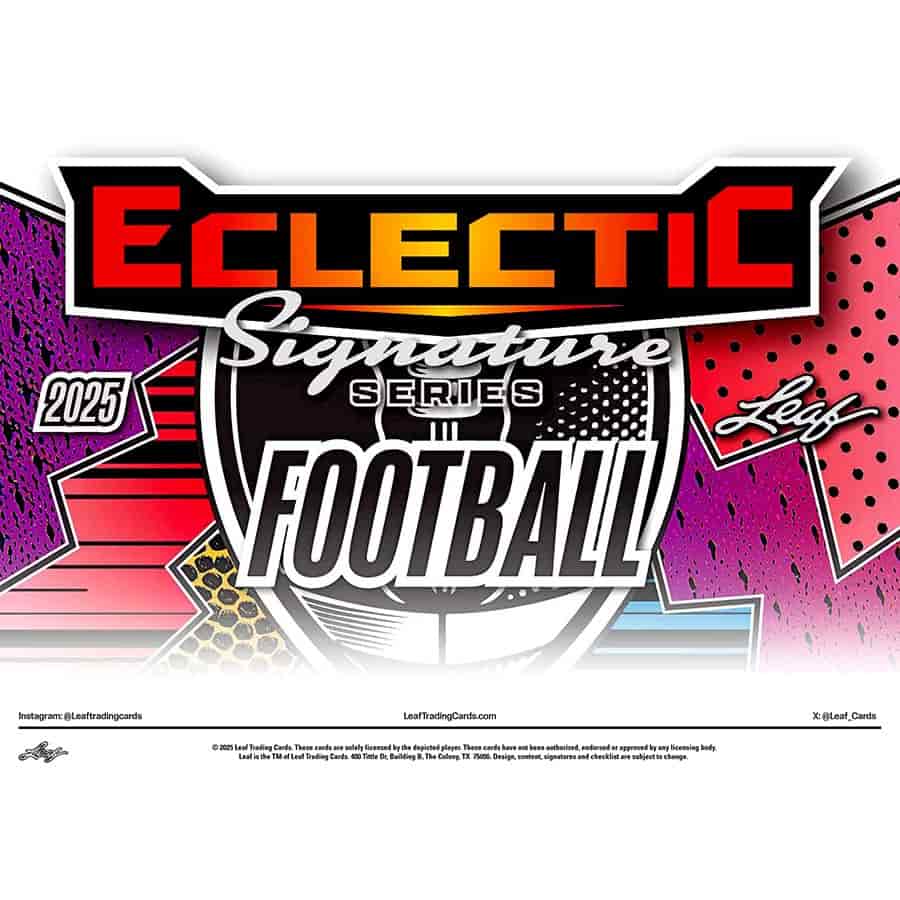 Leaf Trading Cards -  Eclectic - 2025 Leaf Eclectic Signature Series Football Mythical