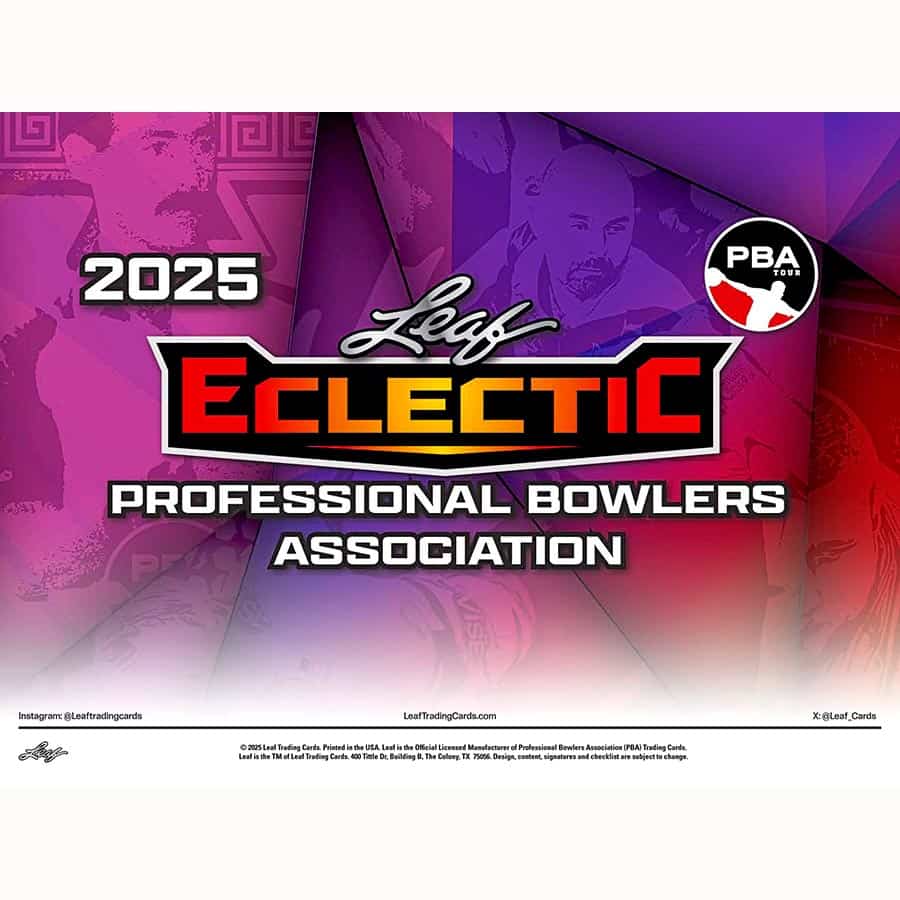 Leaf Trading Cards -  Eclectic - 2025 Leaf Eclectic Professional Bowler Association Hobby