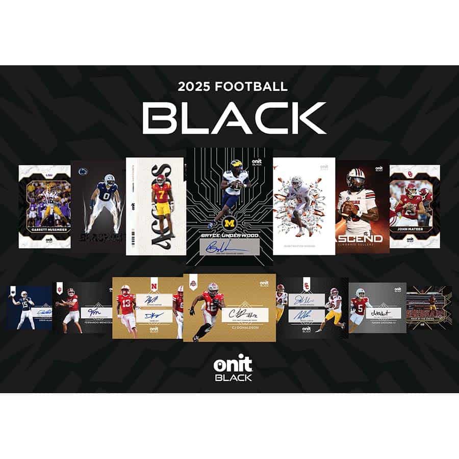 Onit Athlete -  Premium Edition - 2025 Onit Black Football Premium Edition - Ohio State University