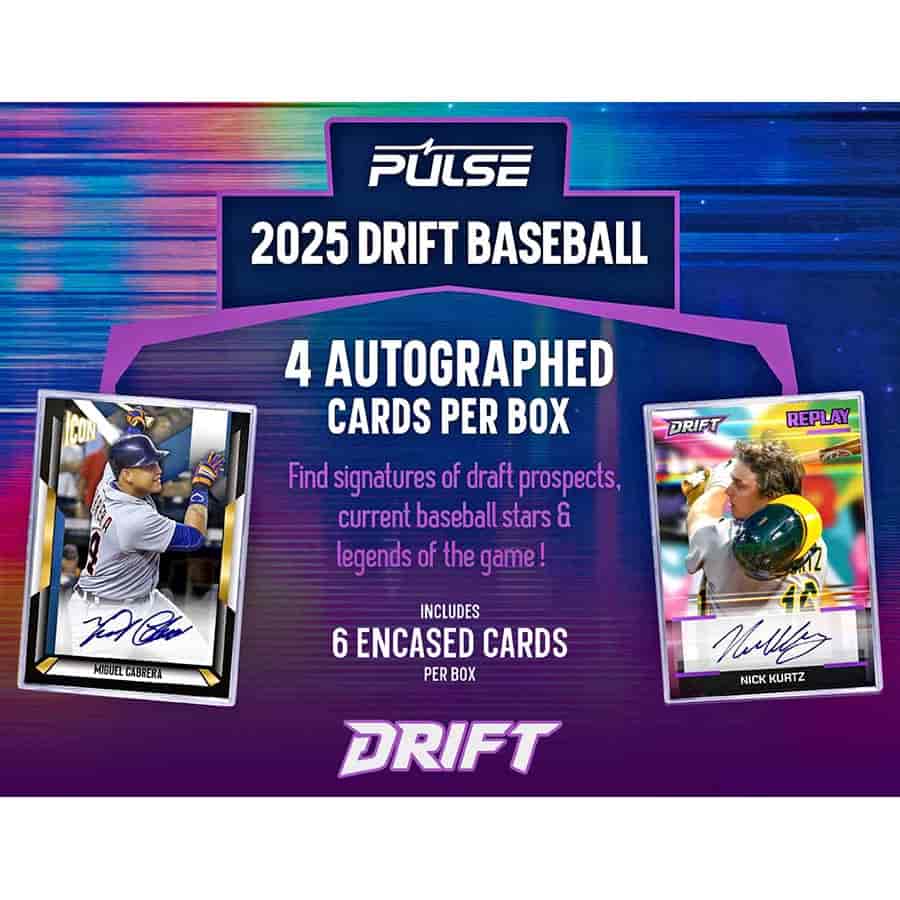 Pulse Trading Cards -  Drift - 2025 Pulse Drift Baseball Hobby Box Pre-Order