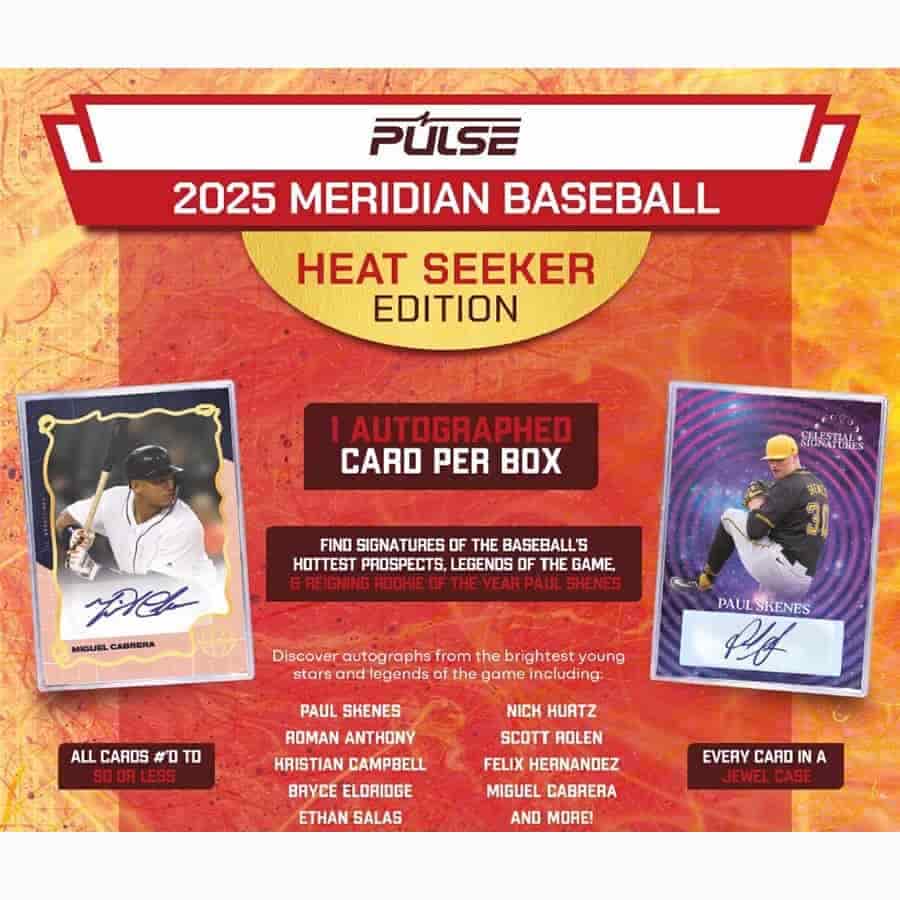 Pulse Trading Cards -  Heat Seeker - 2025 Pulse Meridian Baseball Heat Seeker Edition