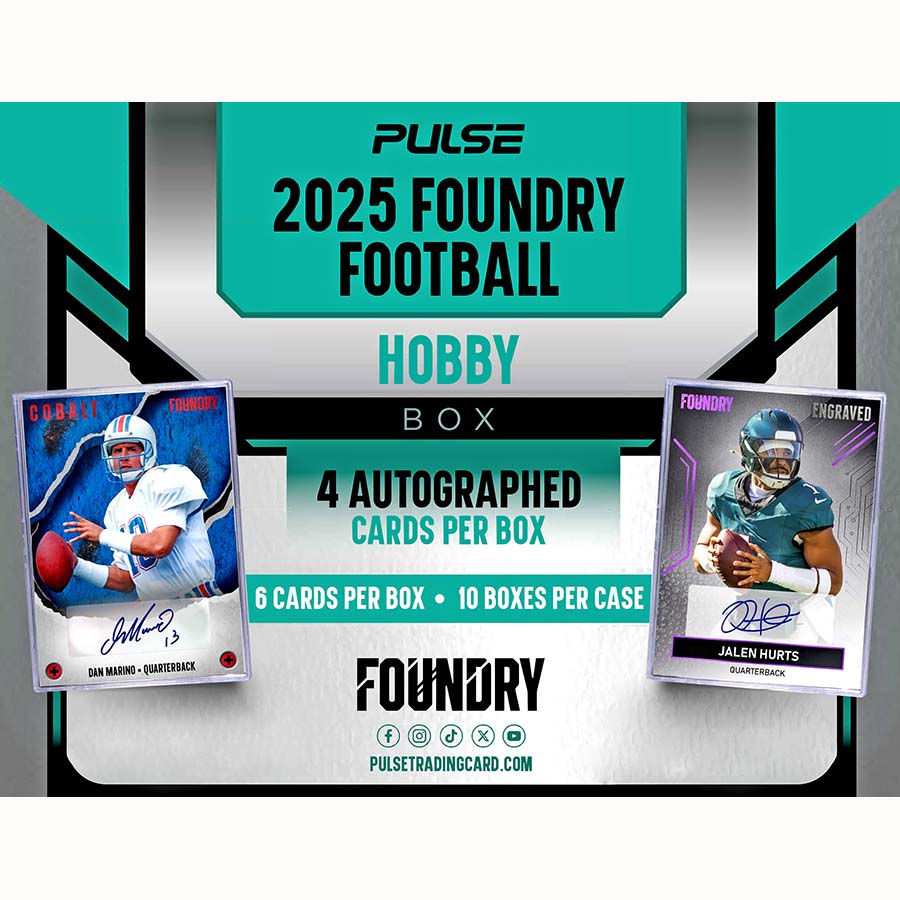 Pulse Trading Cards -  Foundry - 2025 Pulse Foundry Football Hobby