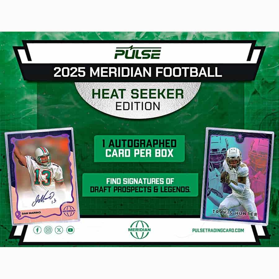 Pulse Trading Cards -  Heat Seeker - 2025 Pulse Meridian Football Heat Seeker Edition