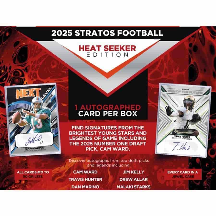 Pulse Trading Cards -  Heat Seeker - 2025 Pulse Stratos Football Heat Seeker Edition