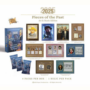 Super Products Inc -  Pieces Of The Past - 2025 Super Break Pieces Of The Past Art & Music Edition Hobby