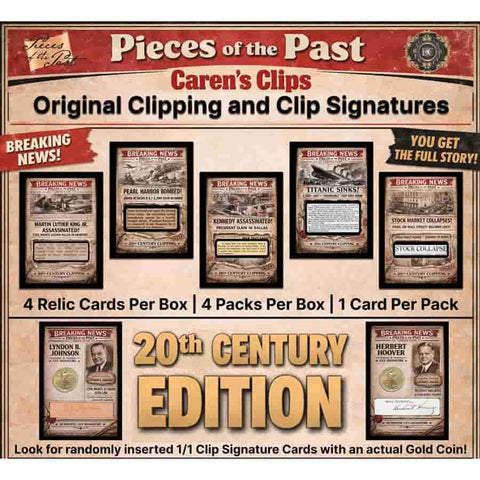 Super Products Inc -  Pieces Of The Past - 2026 Pieces Of The Past Caren's Clips 20Th Century Edition Pre-Order