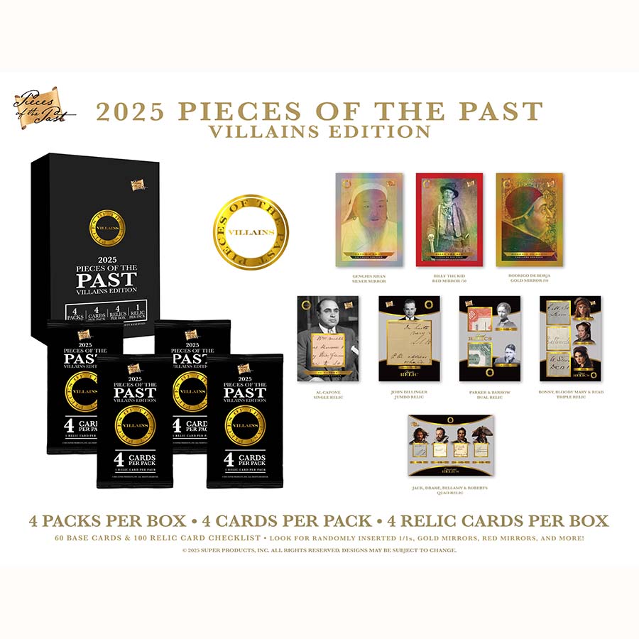 Super Products Inc -  Pieces Of The Past - 2025 Pieces Of The Past Villains Edition