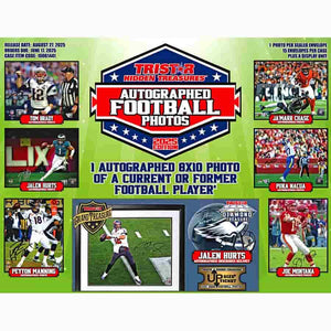 Tri-Star Productions Inc -  Hidden Treasures - 2025 Tristar Hidden Treasures Autographed 8X10 Photos Football Edition
