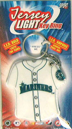 Seattle Mariners Keychain Jersey Keylight CO - Sportfx International